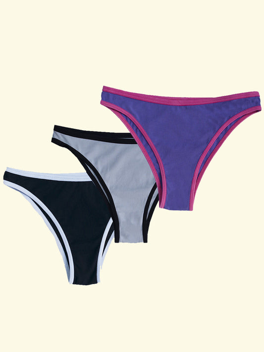 Pack of 3 Bikini Panties (Analu + Giulia + Carina) ☆
