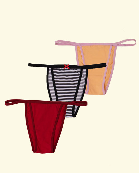 Pack of 3 Tangas ☆