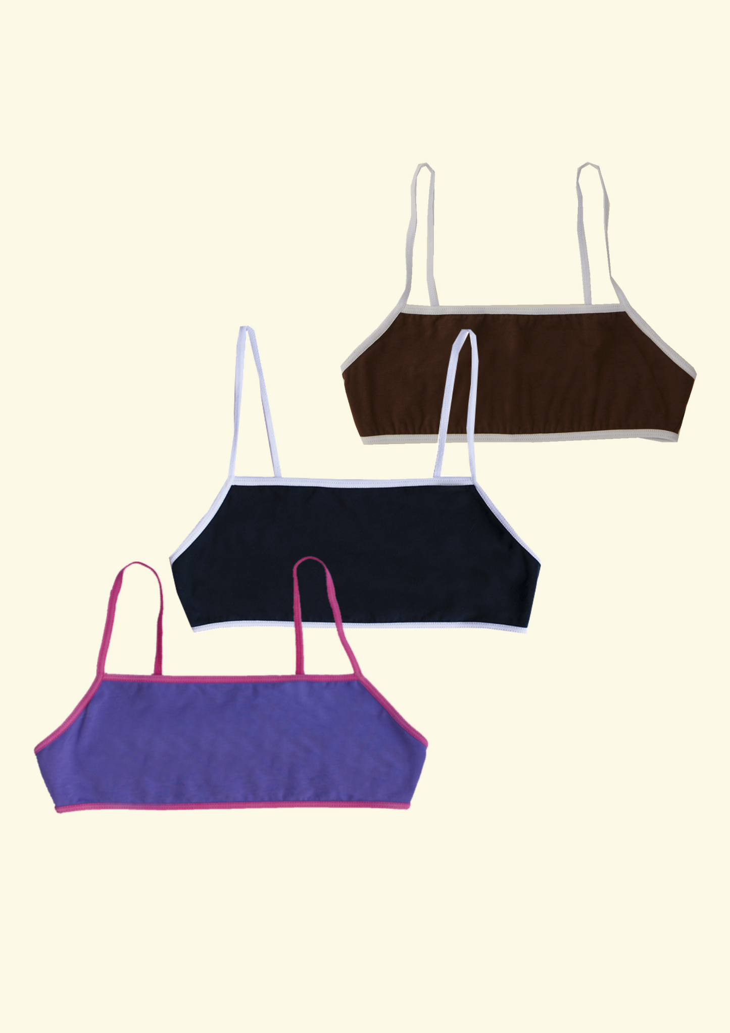 Pack of 3 Scoop Bras (3x2) ☆