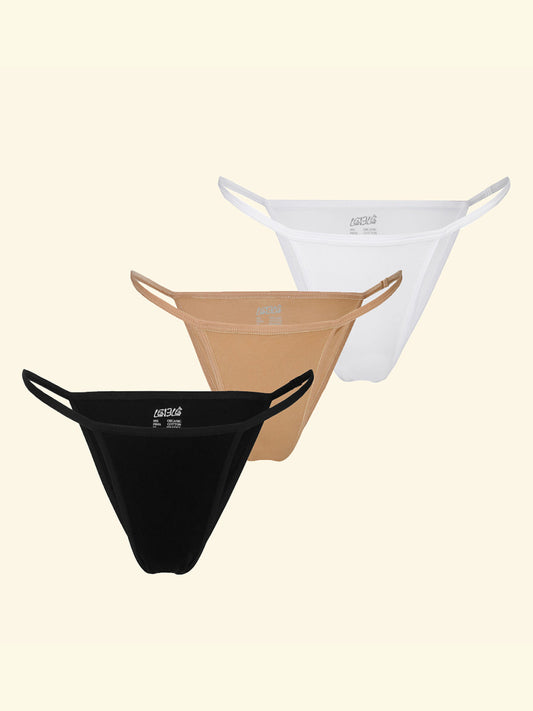 Pack of 3 Tanga Panties ☆ Basics Collection